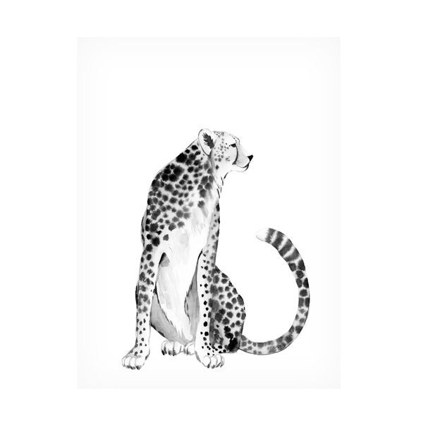 Grace Popp 'Chrome Cheetah I' Canvas Art, 14x19, Trademark Fine Art, Mfr#: WAG17699-C1419GG